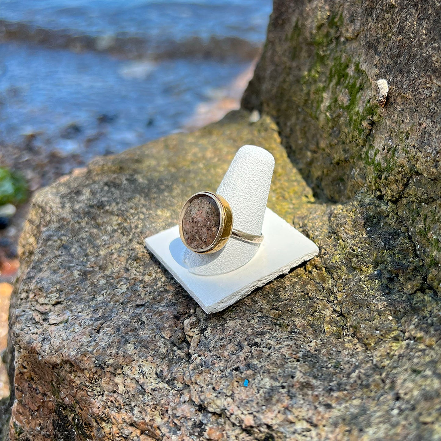 Salt and Pepper Ring (Sea Stone)