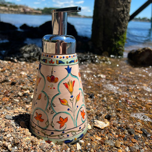 Orange & Blue Soap Dispenser