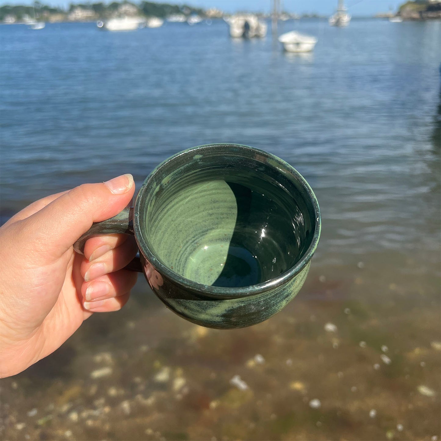 Stoneware Wave Mug (3)