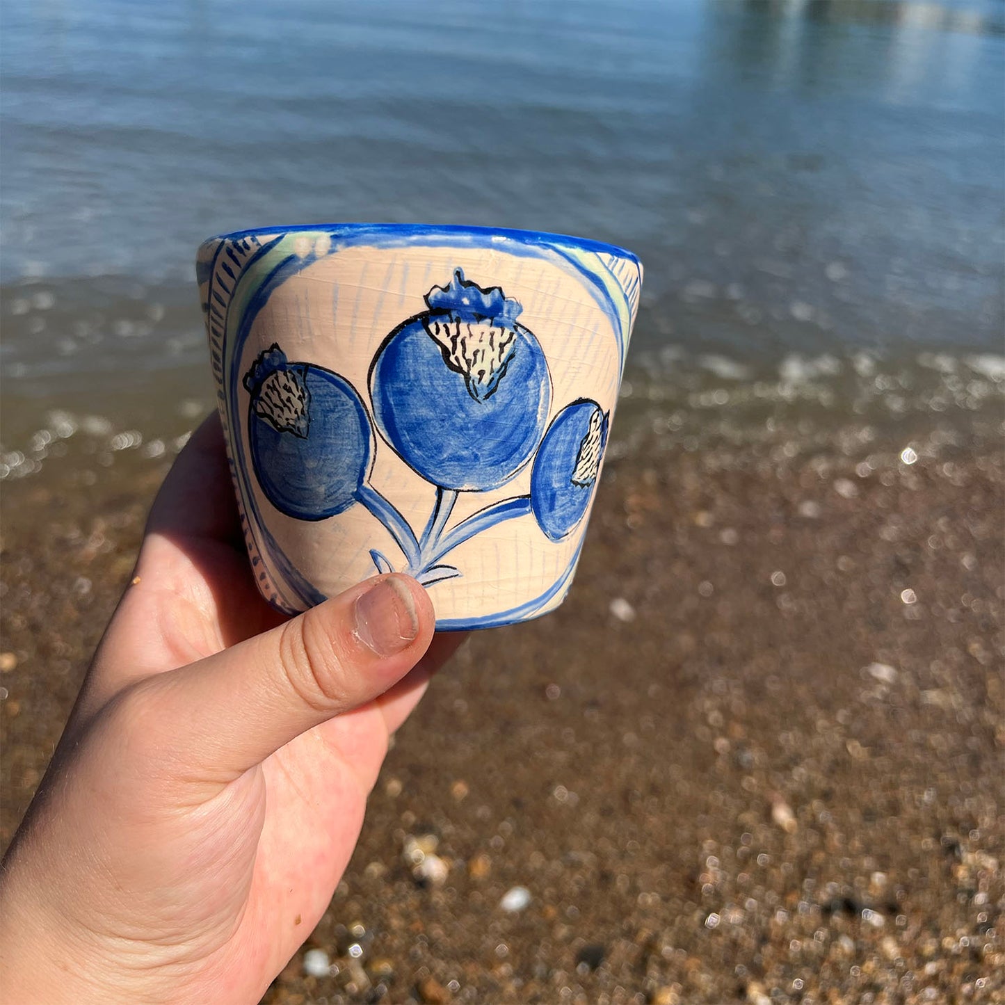 Blue Pomegranate Mug (1)