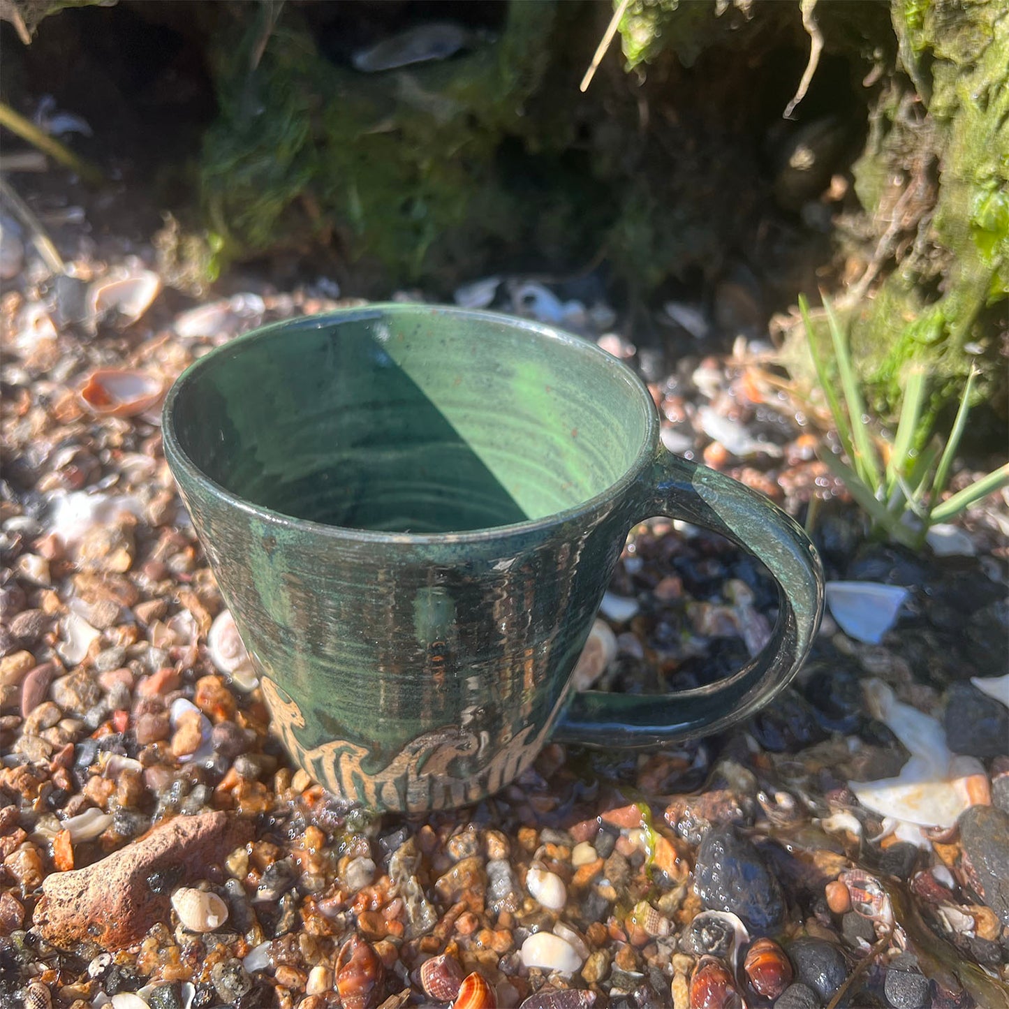 Stoneware Wave Mug (2)