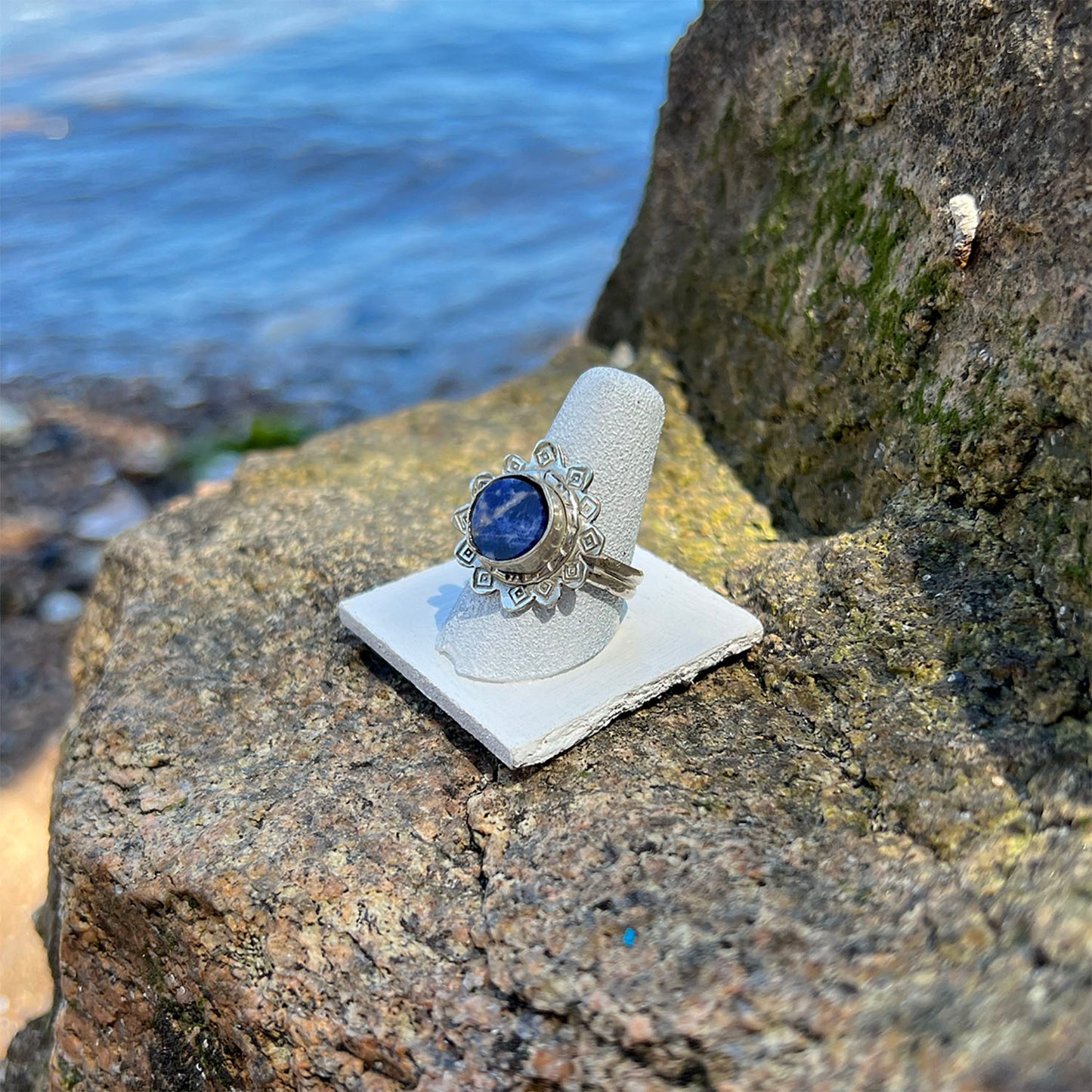 Starlight Sodalite Ring