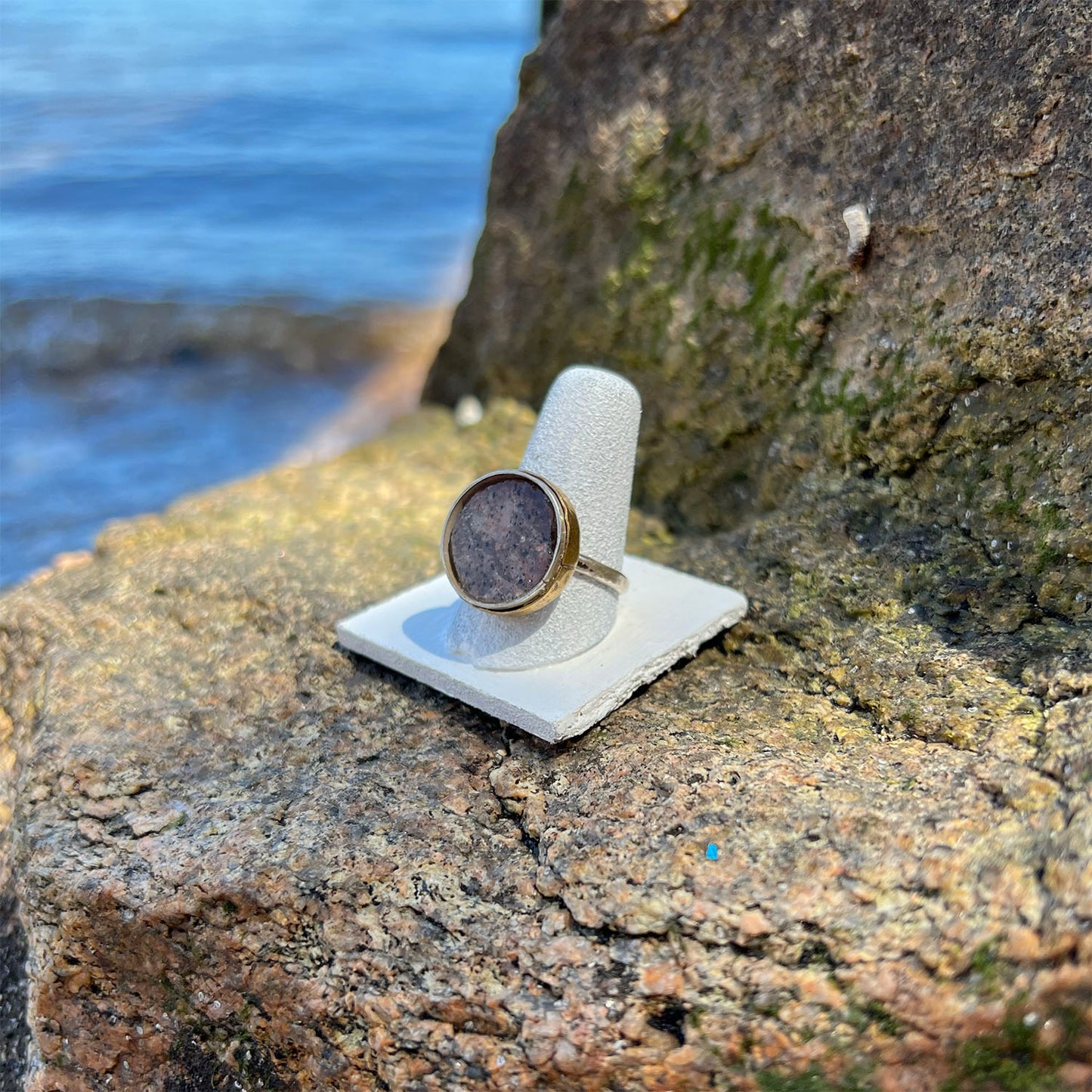 Salt and Pepper Ring (Sea Stone)