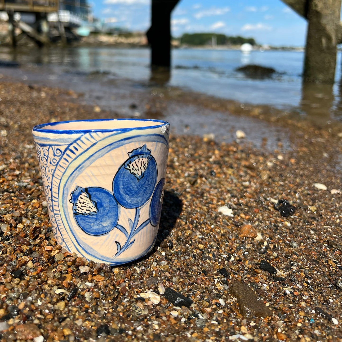 Blue Pomegranate Mug (2)