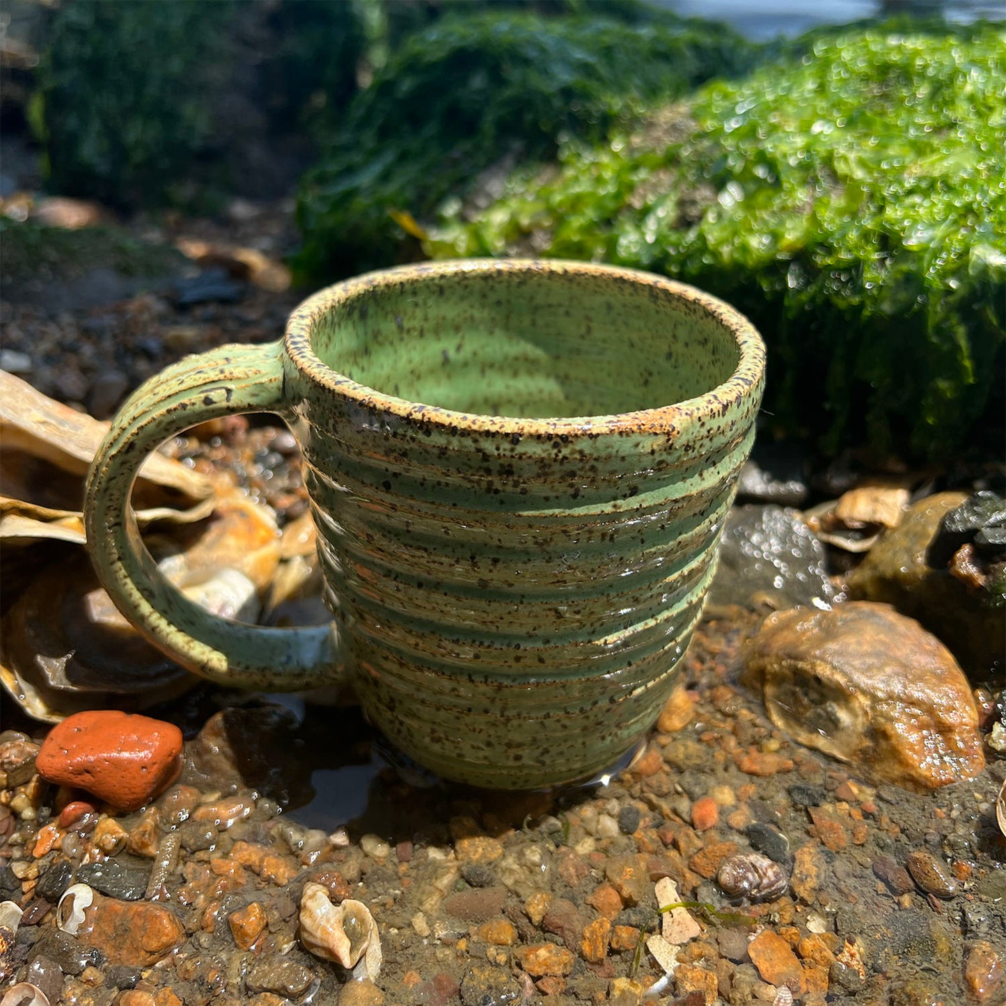 Stoneware Spring Mug