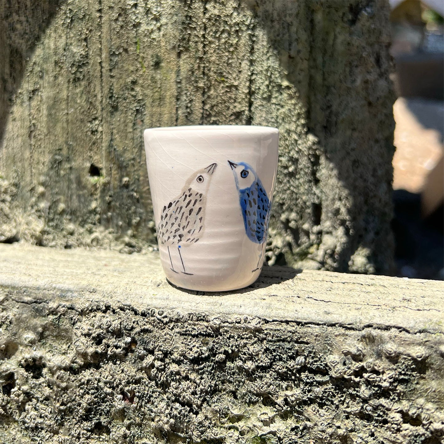 Talking Birds Shot Glass