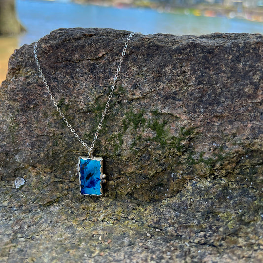 Shattuckite Pendant