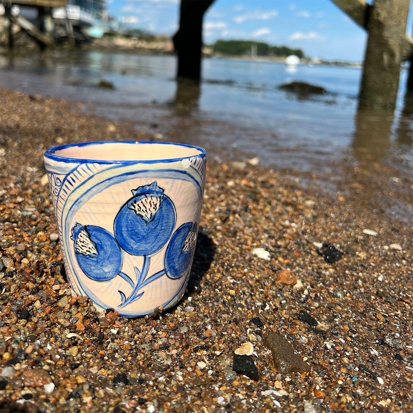 Blue Pomegranate Mug (2)