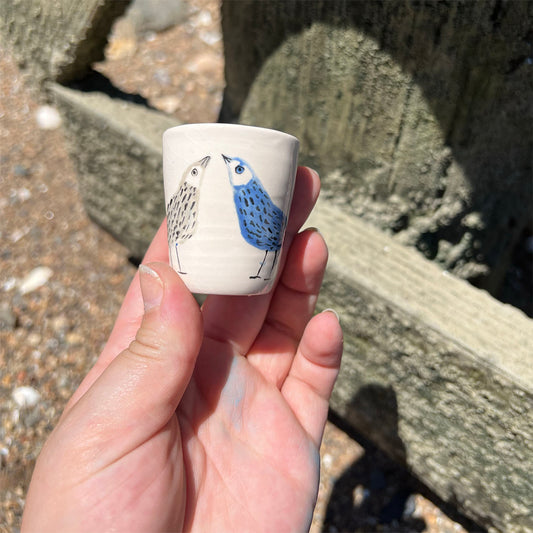 Talking Birds Shot Glass