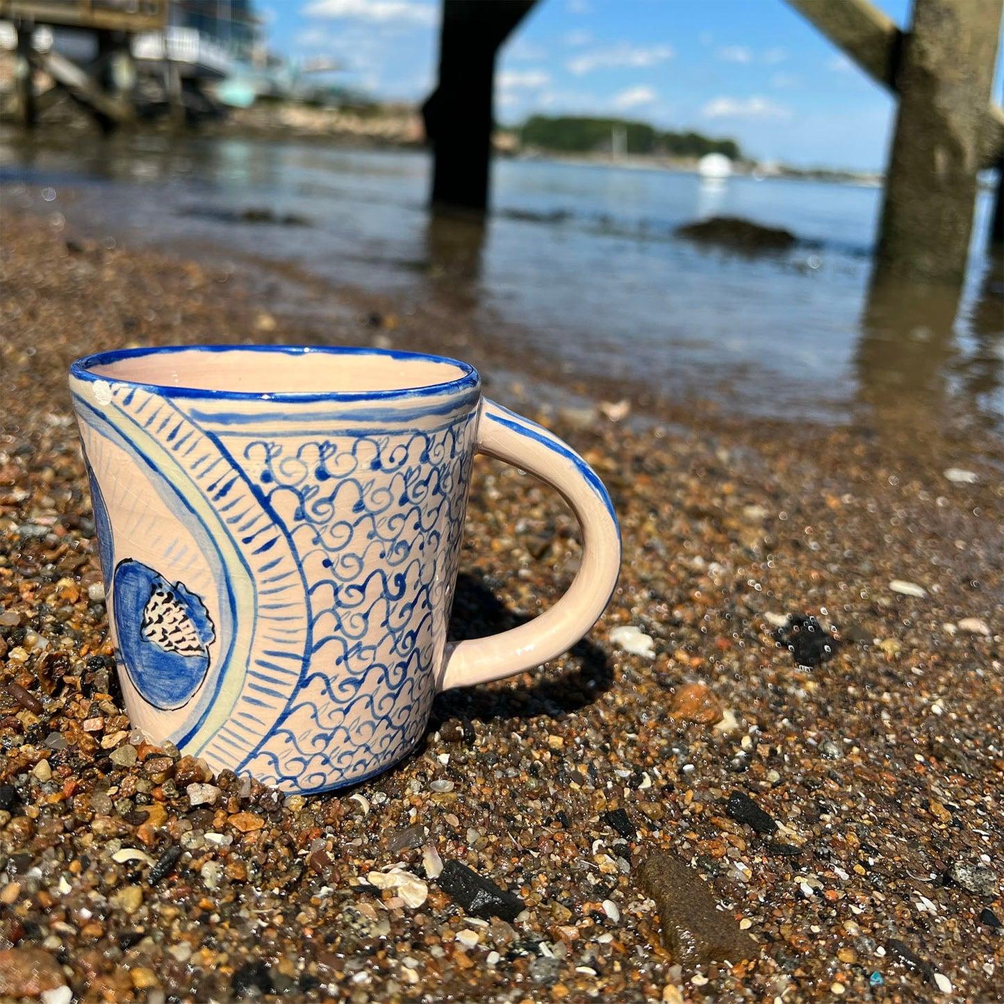 Blue Pomegranate Mug (2)