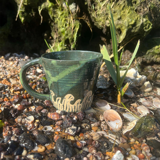 Stoneware Wave Mug (2)