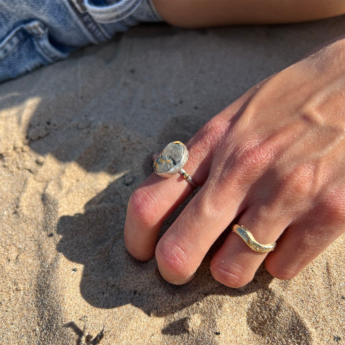 Small Creek Ring (Sea Stone)