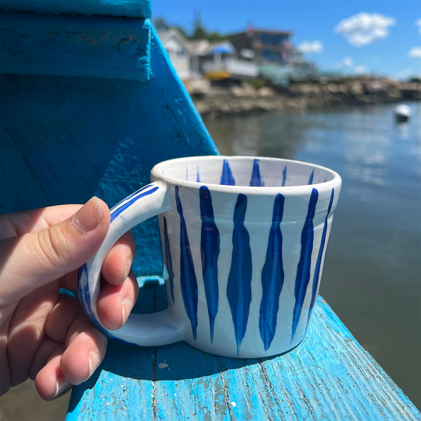 Blue Stripes Mug