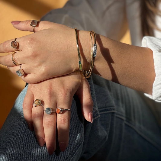 Cape Inlay Bangle