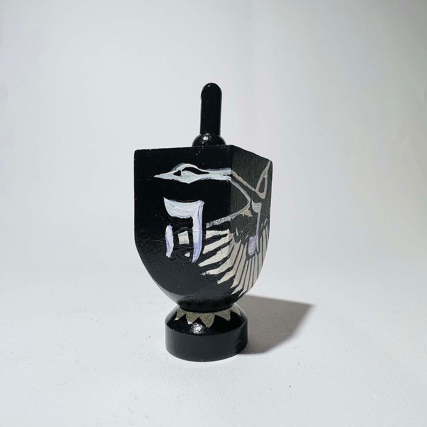 Painted Wooden Dreidel (Large)