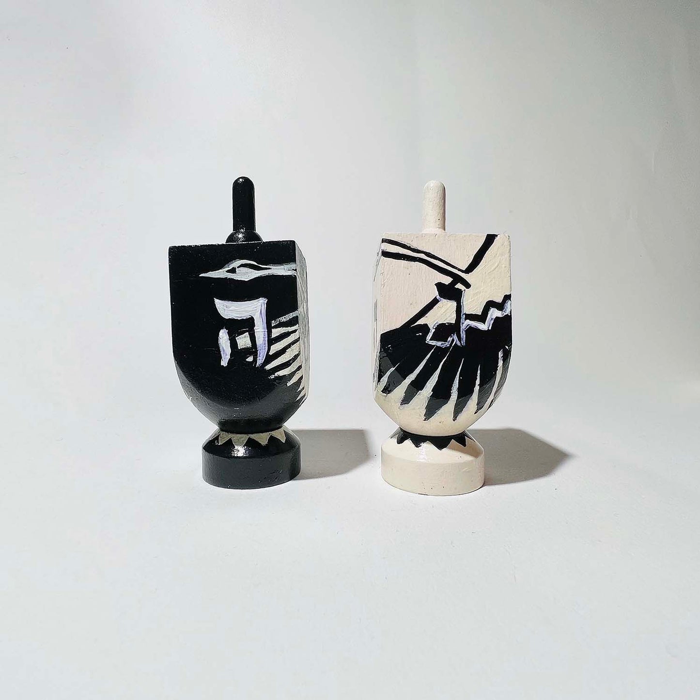 Painted Wooden Dreidel (Large)